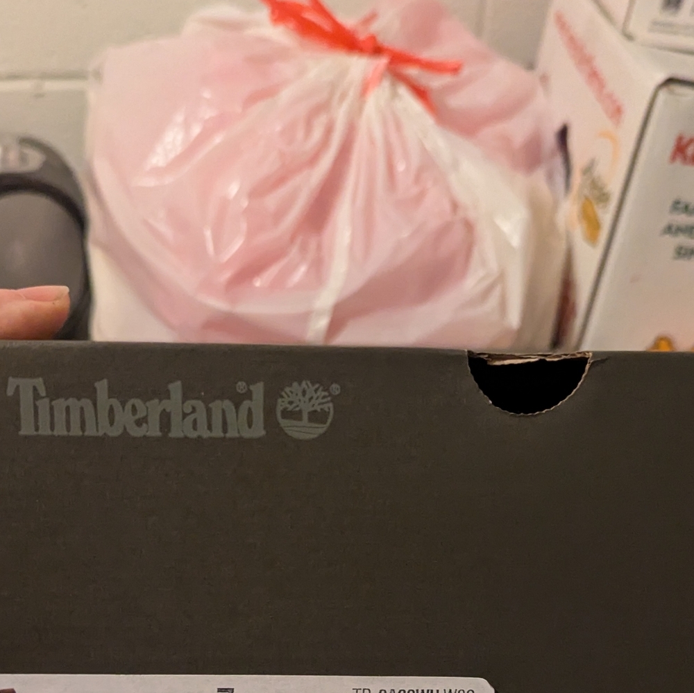 Timberland Taupe Lace-Up Sherpa Ankle Boots - Picture 2 of 4